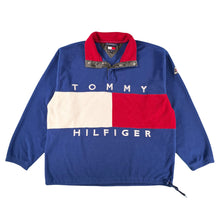 Load image into Gallery viewer, Vintage Tommy Hilfiger big flag fleece XL
