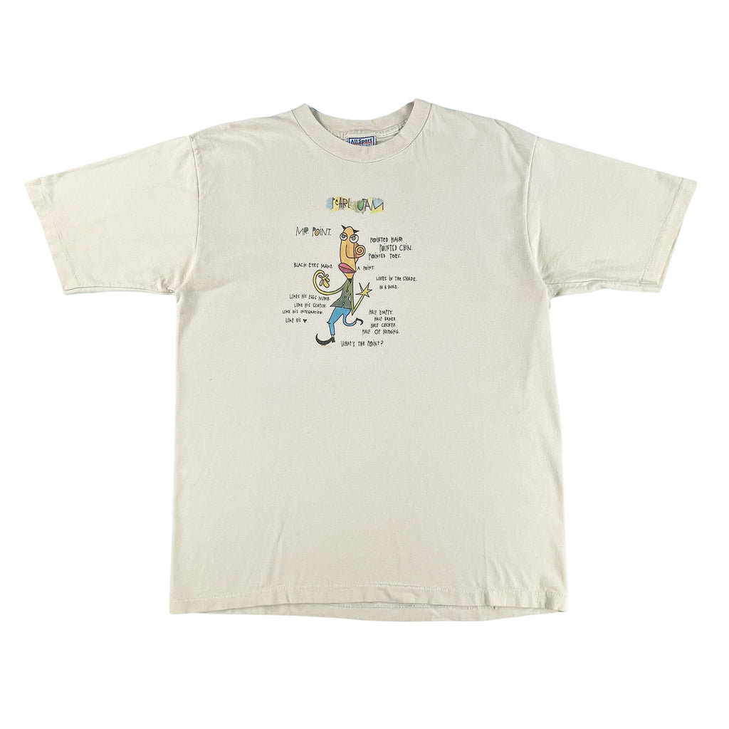 1995 Pearl Jam Mr. Point Vitalogy tour tee L