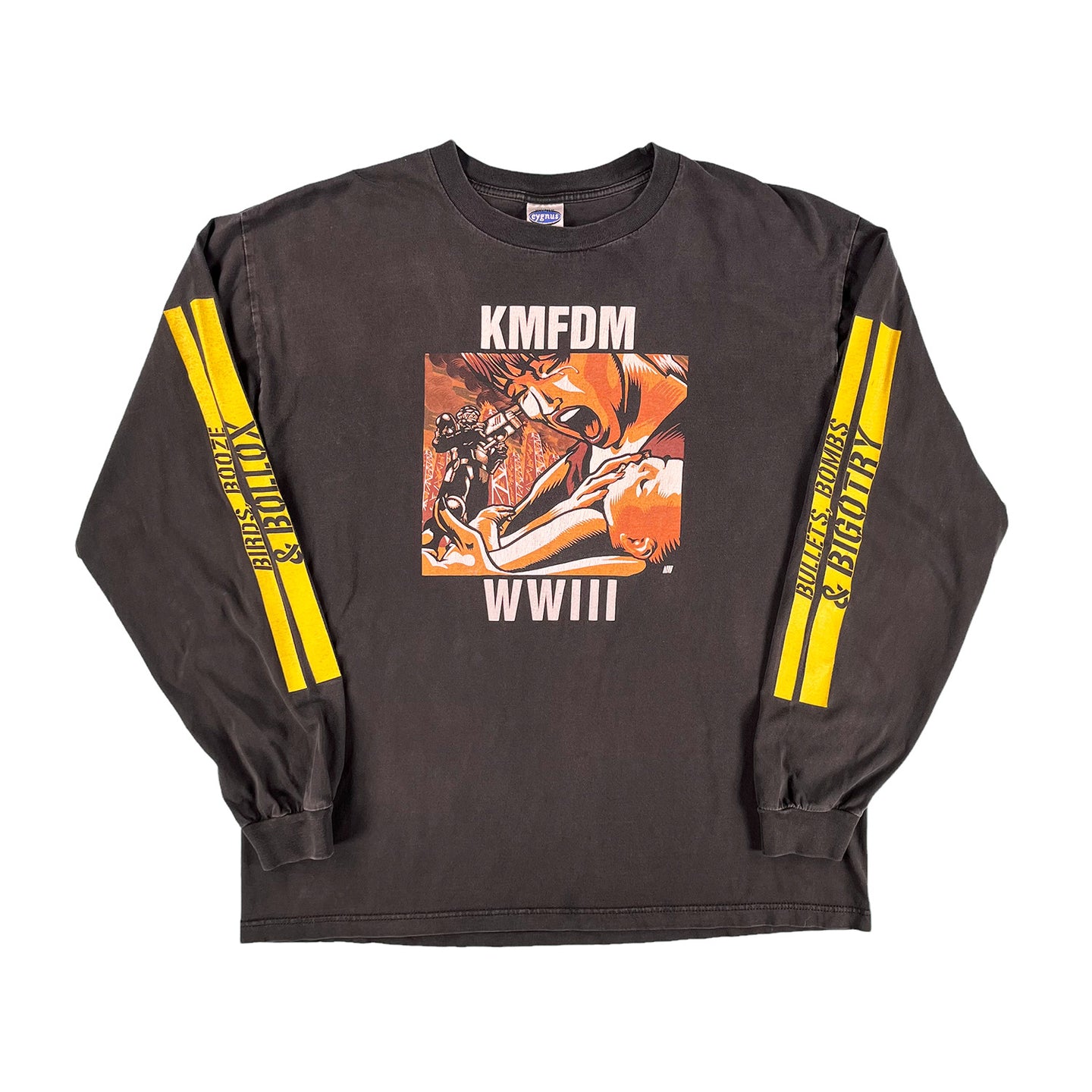 Vintage KMFDM WWIII longsleeve shirt XL
