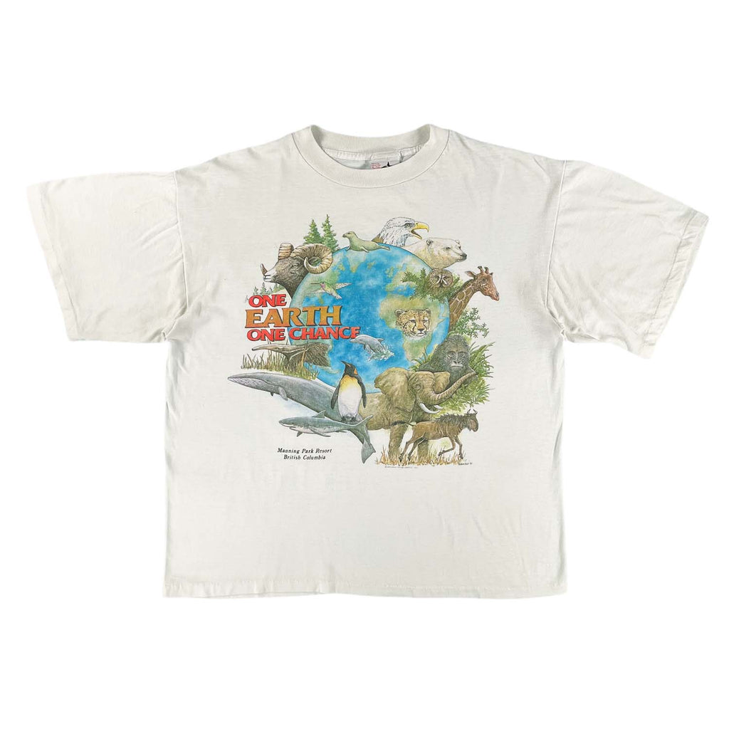 1991 One Earth One Change Harlequin tee L/XL