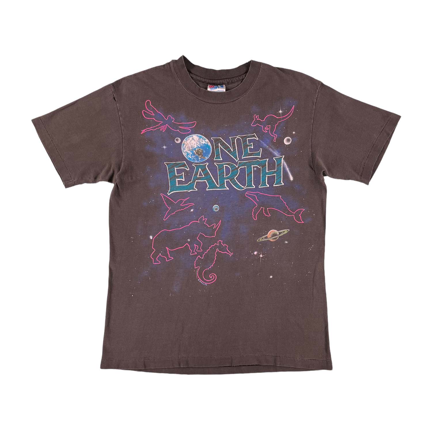 '90s One Earth faded nature tee M