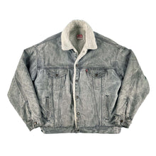 Load image into Gallery viewer, Vintage Levi&#39;s sherpa lined denim jacket L
