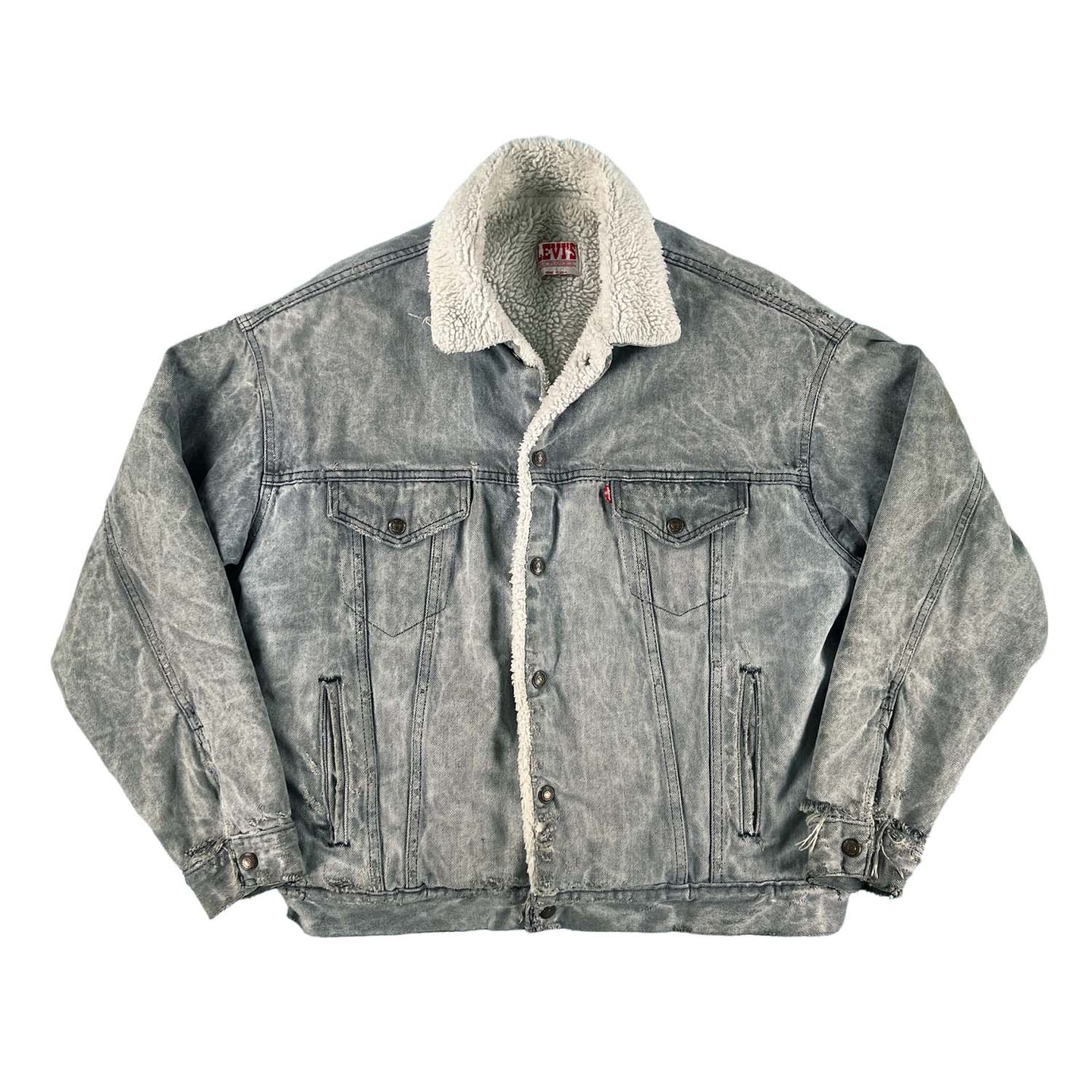 Vintage Levi's sherpa lined denim jacket L
