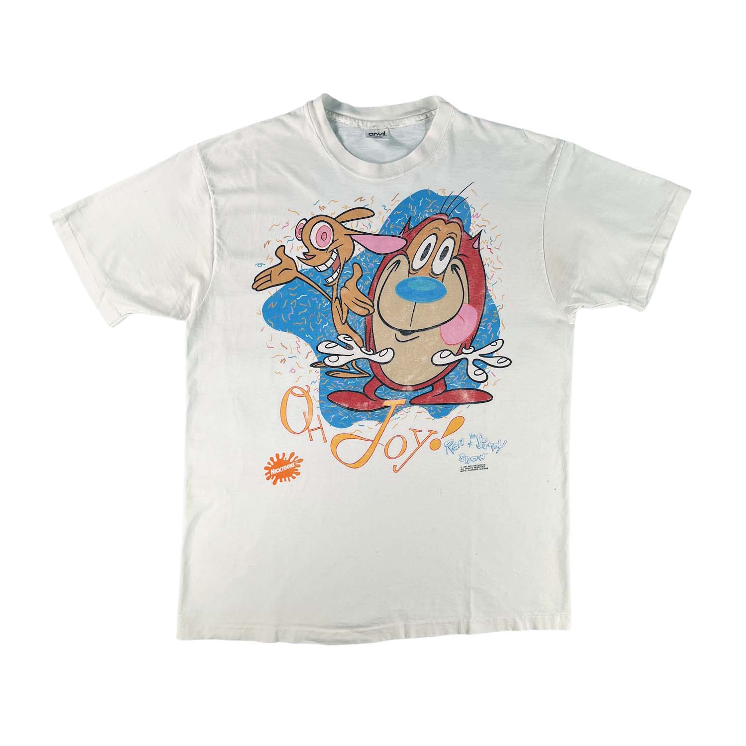 1991 Ren & Stimpy 'Oh Joy' tee XL