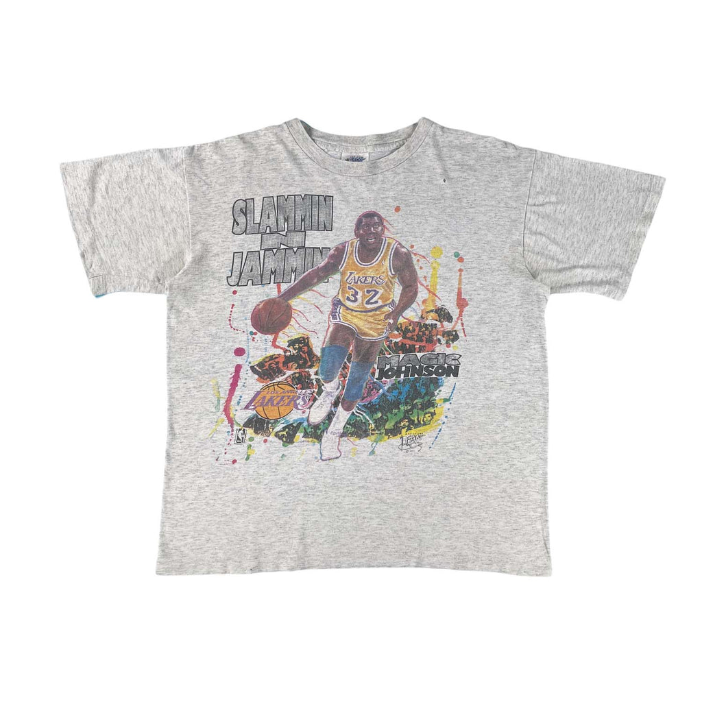 1990 Magic Johnson Slammin N Jammin tee L