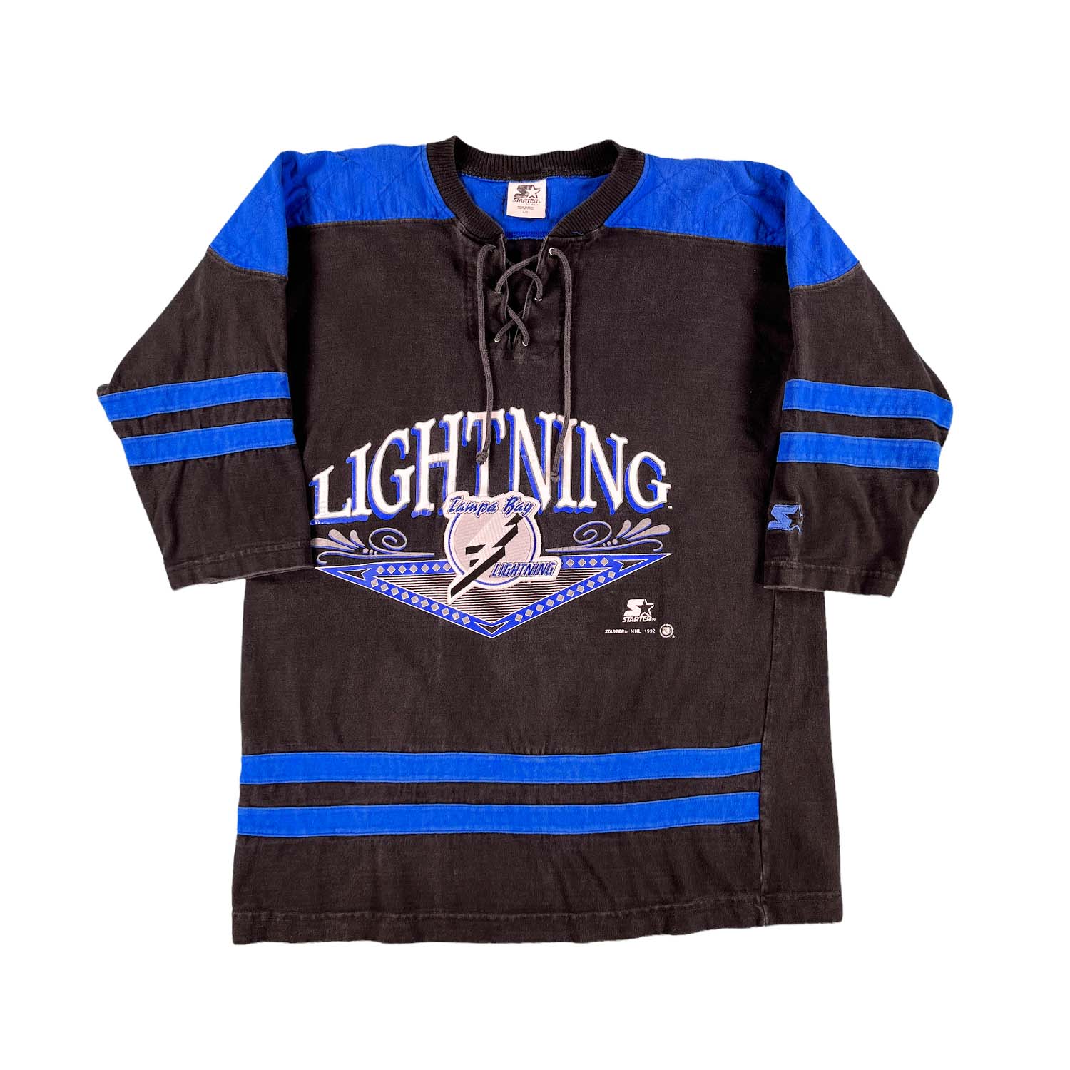 '90s Tampa Bay Lightning sweater jersey L