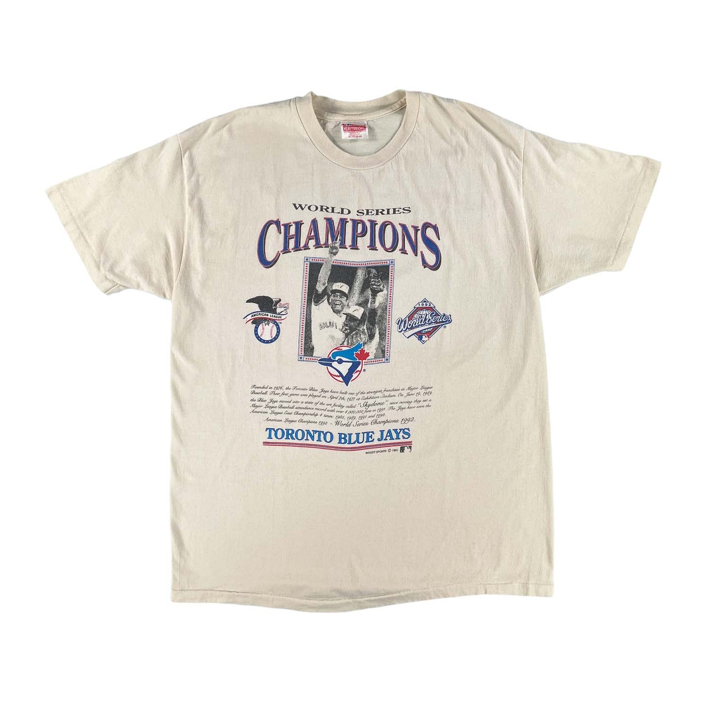 1992 Toronto Blue Jays World Series Champions tee XL