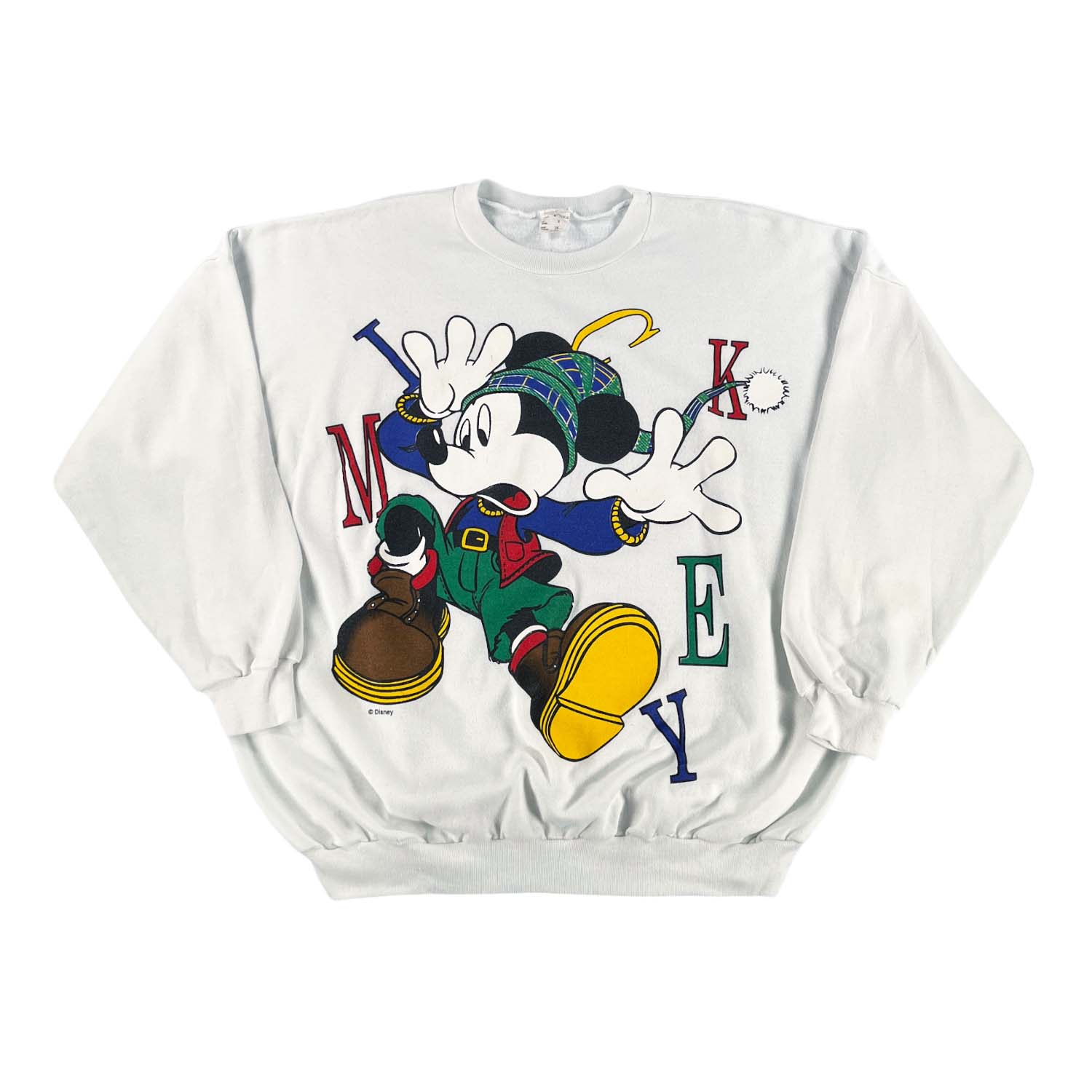 '90s Mickey Mouse graphic crewneck XL