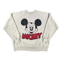 Load image into Gallery viewer, &#39;80s Mickey Mouse big face crewneck L
