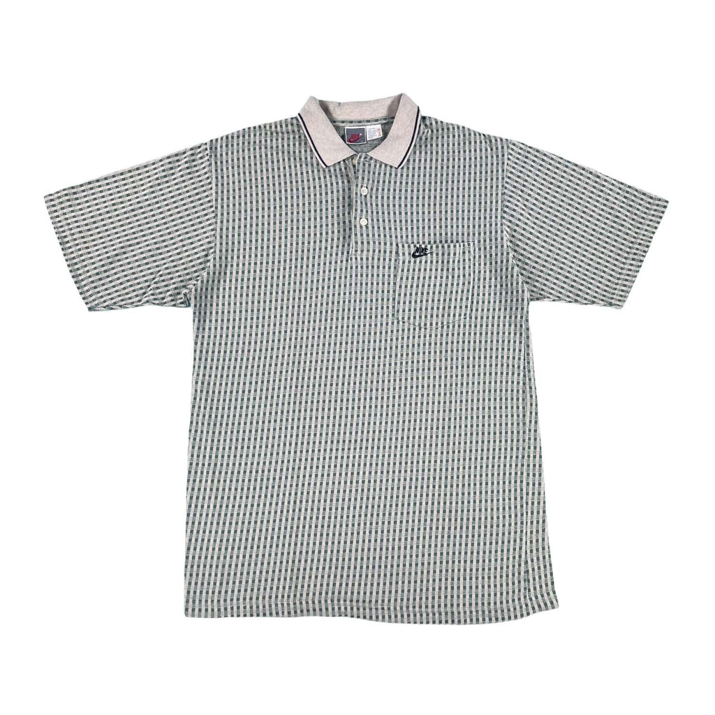 '90s Nike patterned polo L