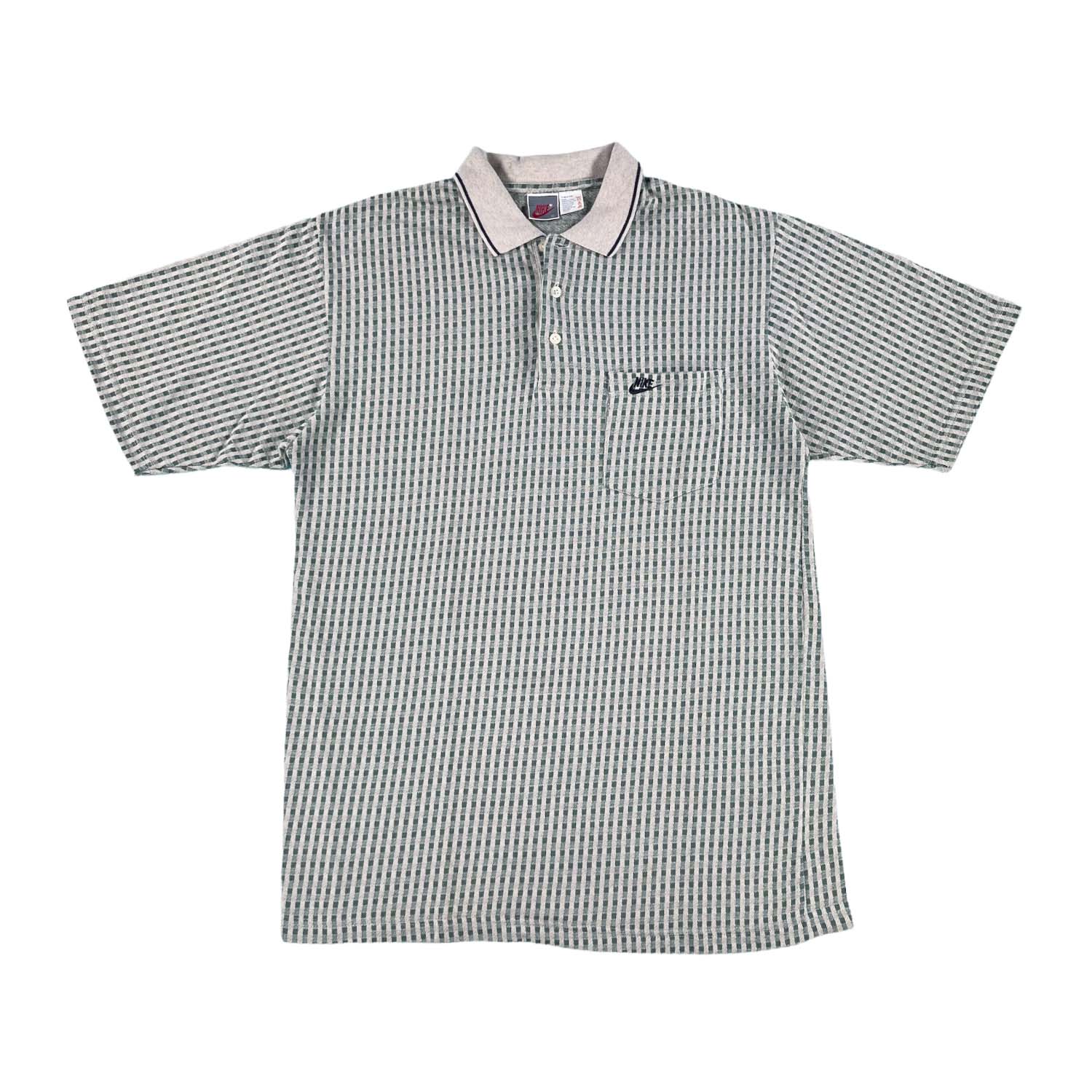 '90s Nike patterned polo L