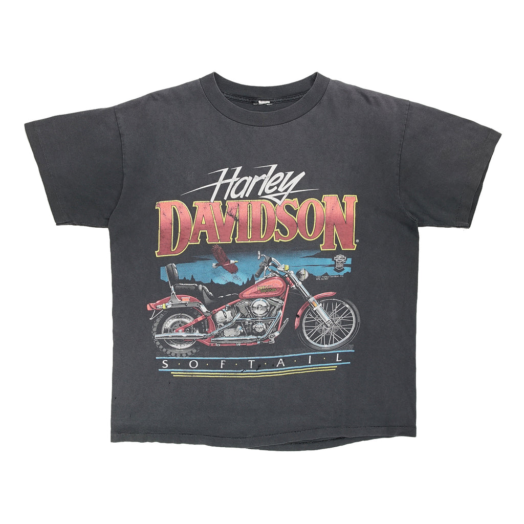 1991 Harley Davidson softail bike tee M/L