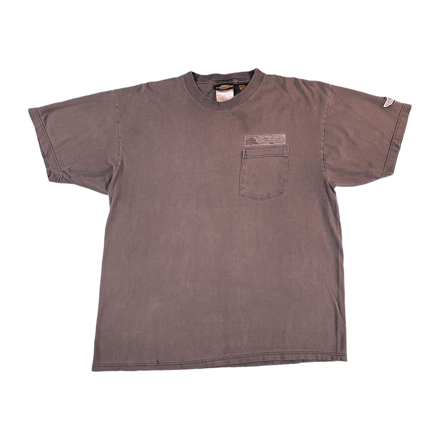 Vintage Harley Davidson pocket tee L