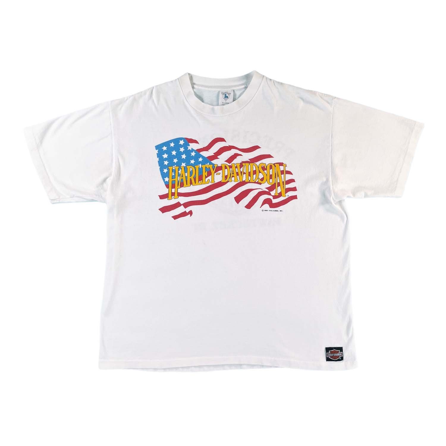 1990 Harley Davidson USA Pawtucket tee L/XL