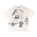 1991 M.C. Escher all over print art tee L