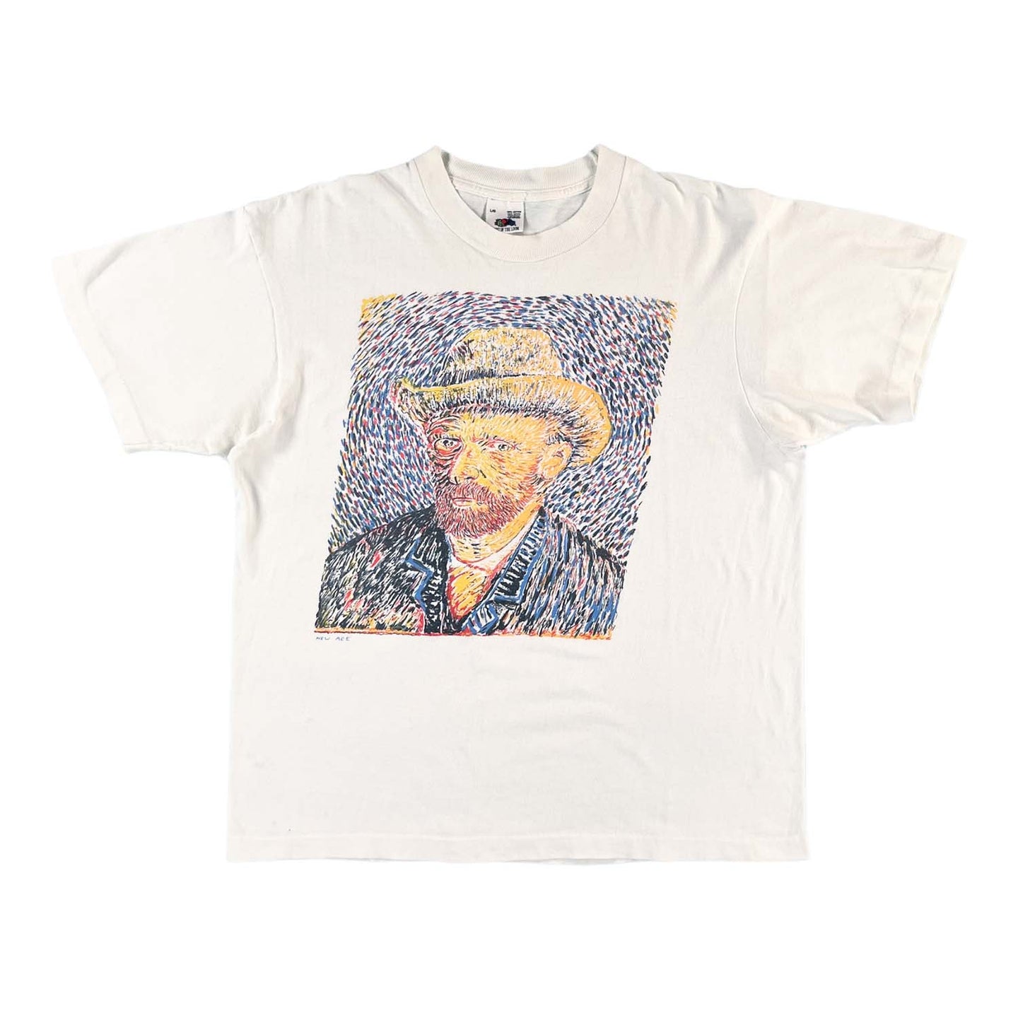 90's Van Gogh Portrait tee M