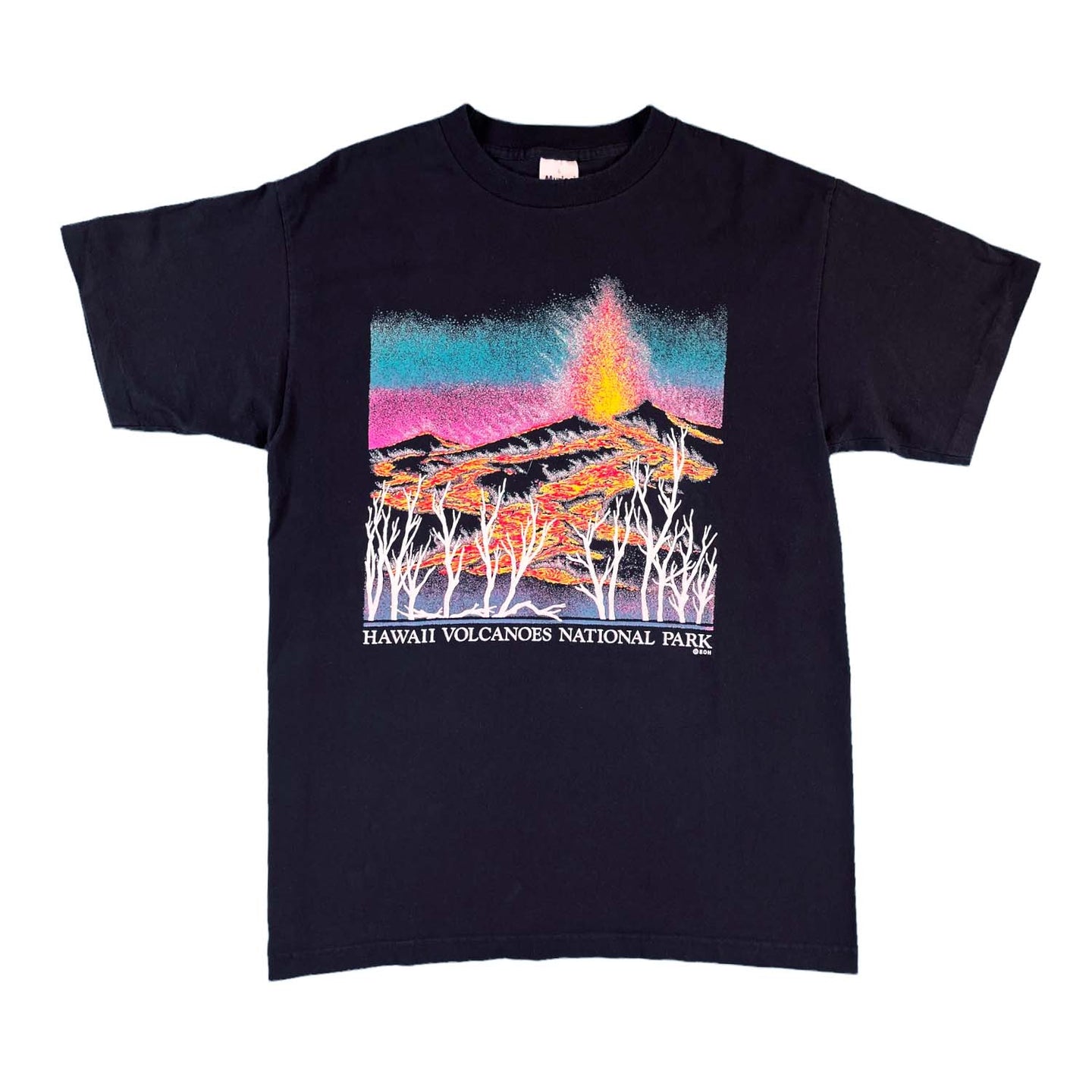 90's Hawaii Volcanoes National Park art tee L