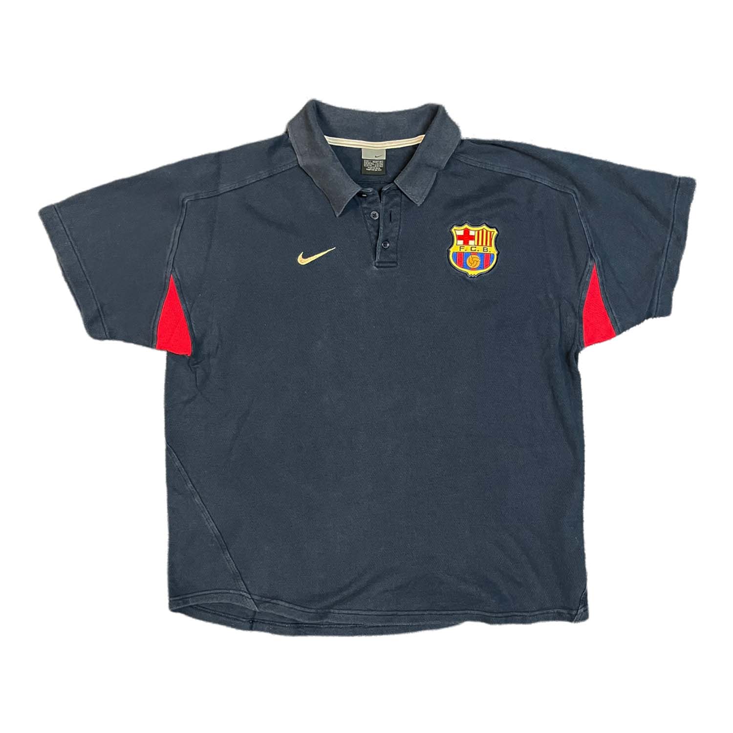 Y2K Nike Barcelona polo shirt XL