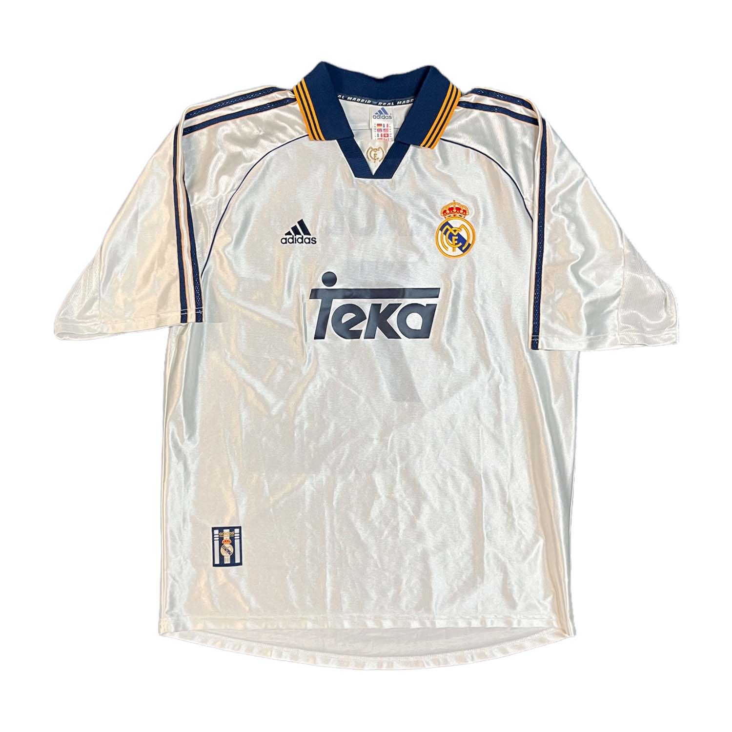 '99-'00 Real Madrid Adidas Raul jersey XL