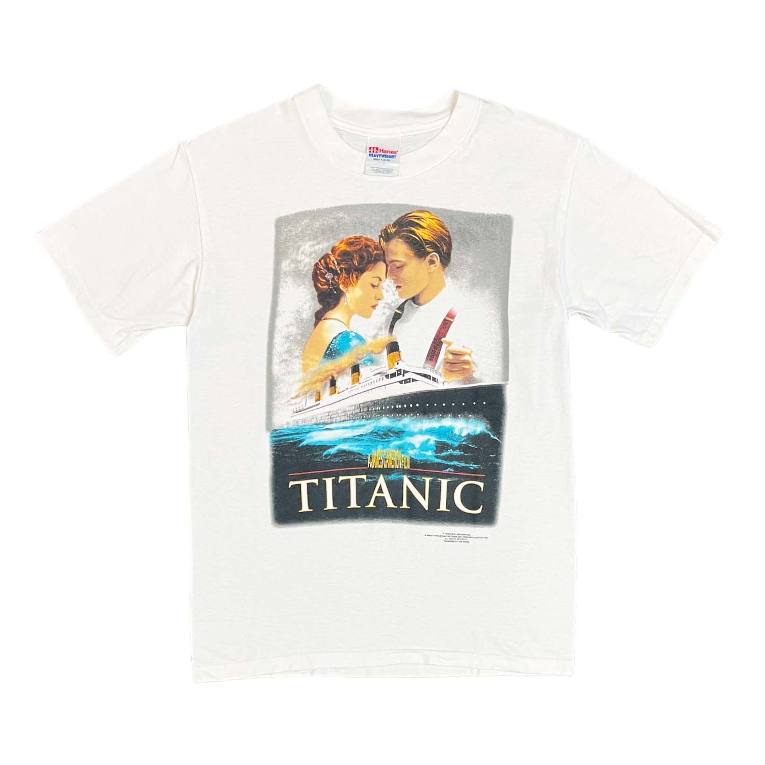 1998 Titanic movie promo tee S