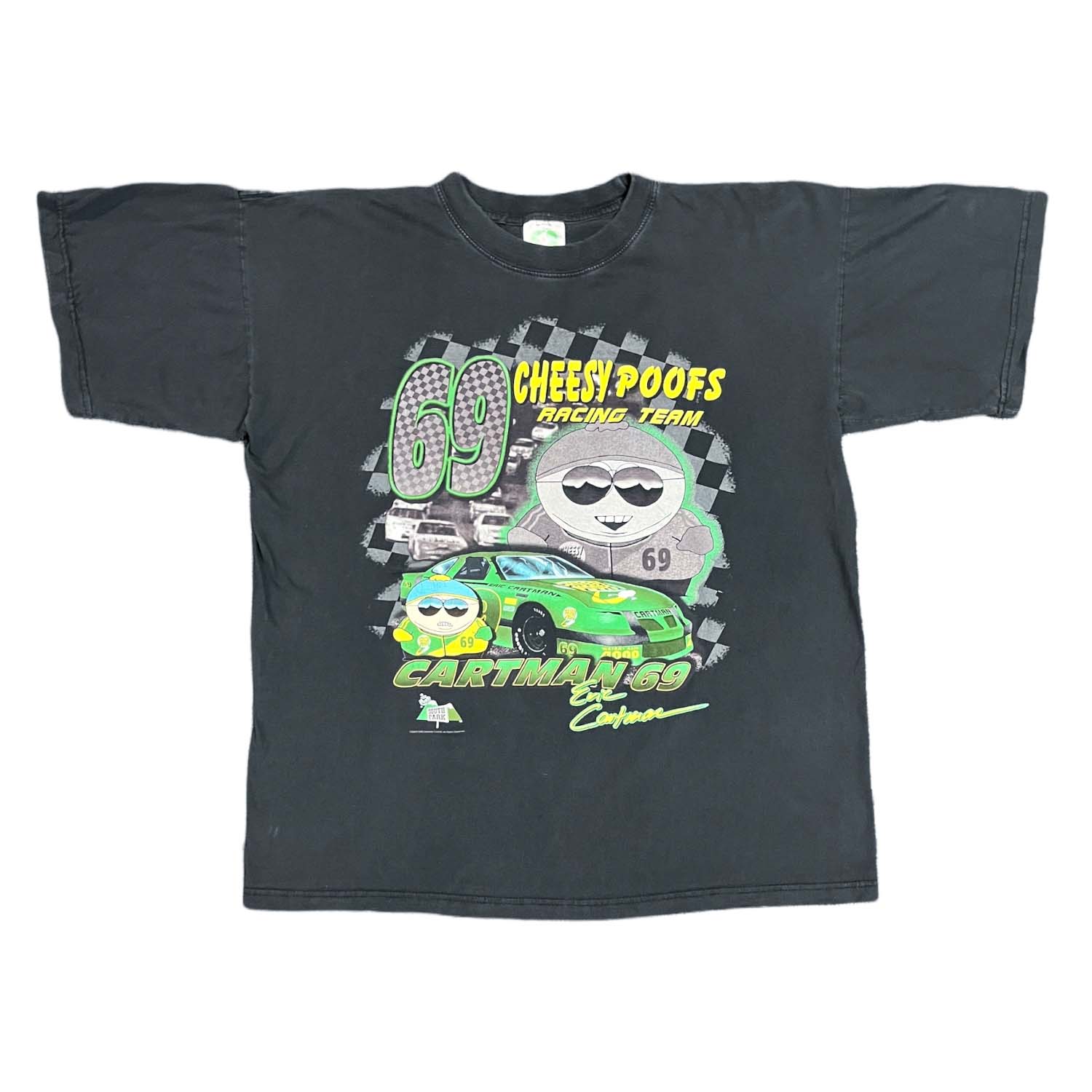 1998 South Park Cartman racing tee XL