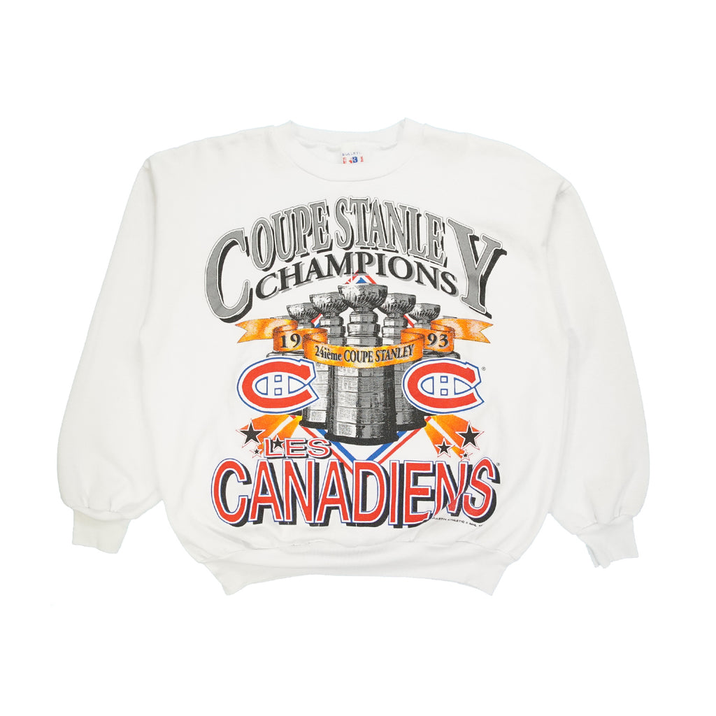 1993 Montreal Canadiens Coupe Stanley Champions crewneck XL
