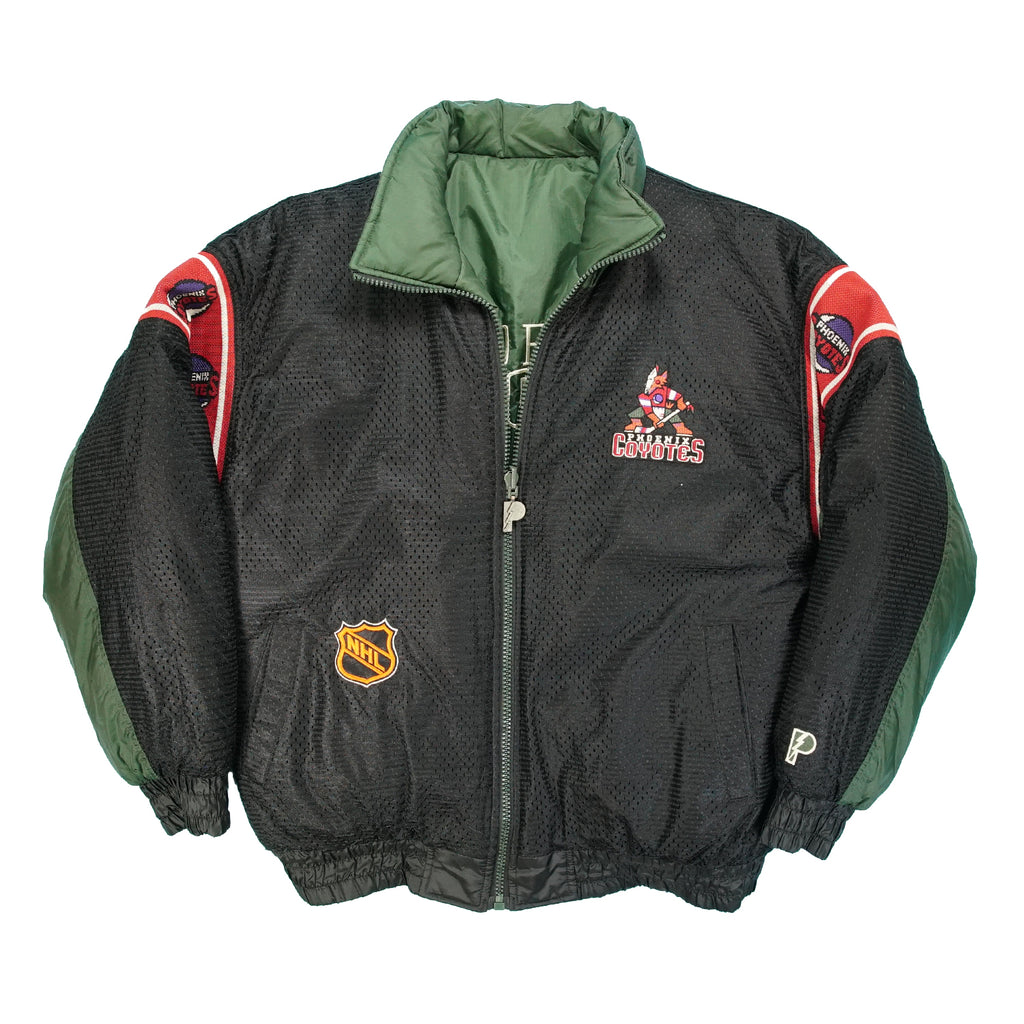 Vintage NHL Phoenix Coyotes reversible puffer jacket L