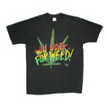 1992 Will work for Weed! Fashion Victim tee L