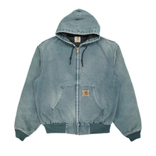 Load image into Gallery viewer, Vintage Carhartt faded blue denim jacket L
