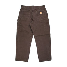 Load image into Gallery viewer, Carhartt double knee jeans brown 34&quot; x 30&quot;
