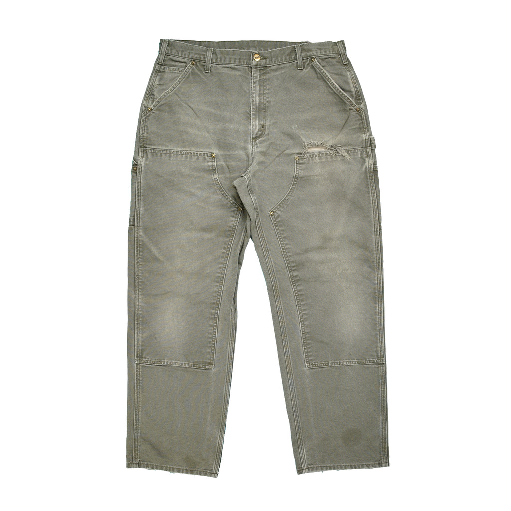 Carhartt double knee denim green 34" x 31"