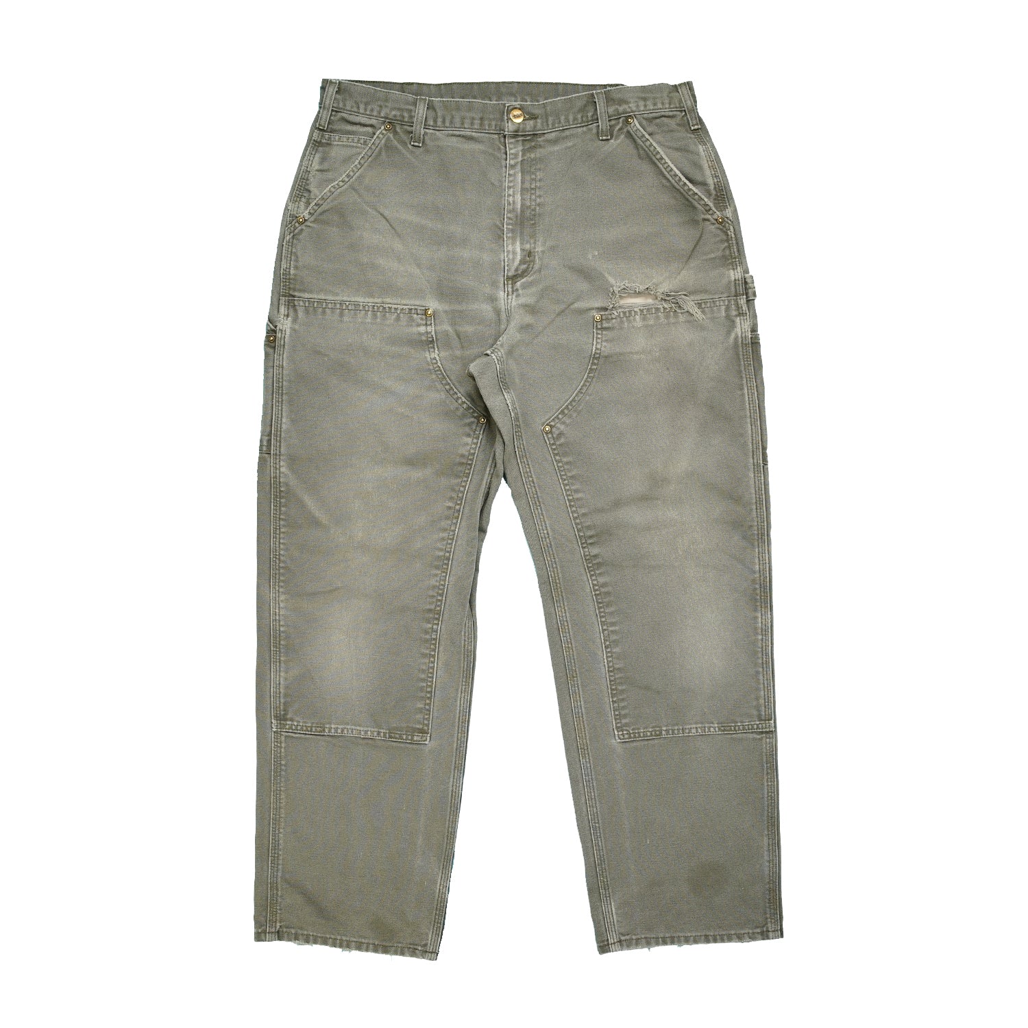 Carhartt double knee denim green 34" x 31"