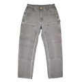 Vintage Carhartt double knee denim grey 33" x 32.5"