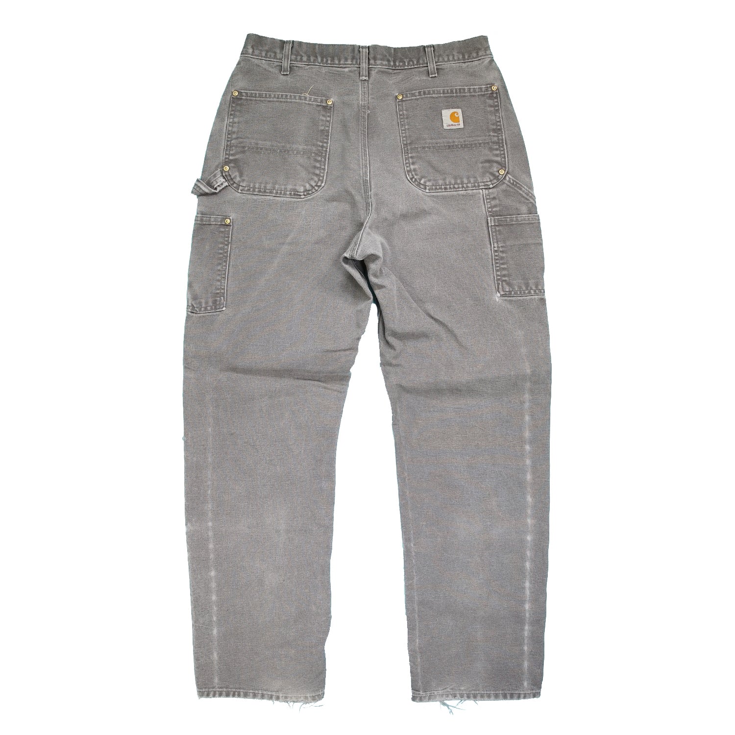 Vintage Carhartt double knee denim grey 33" x 32.5"