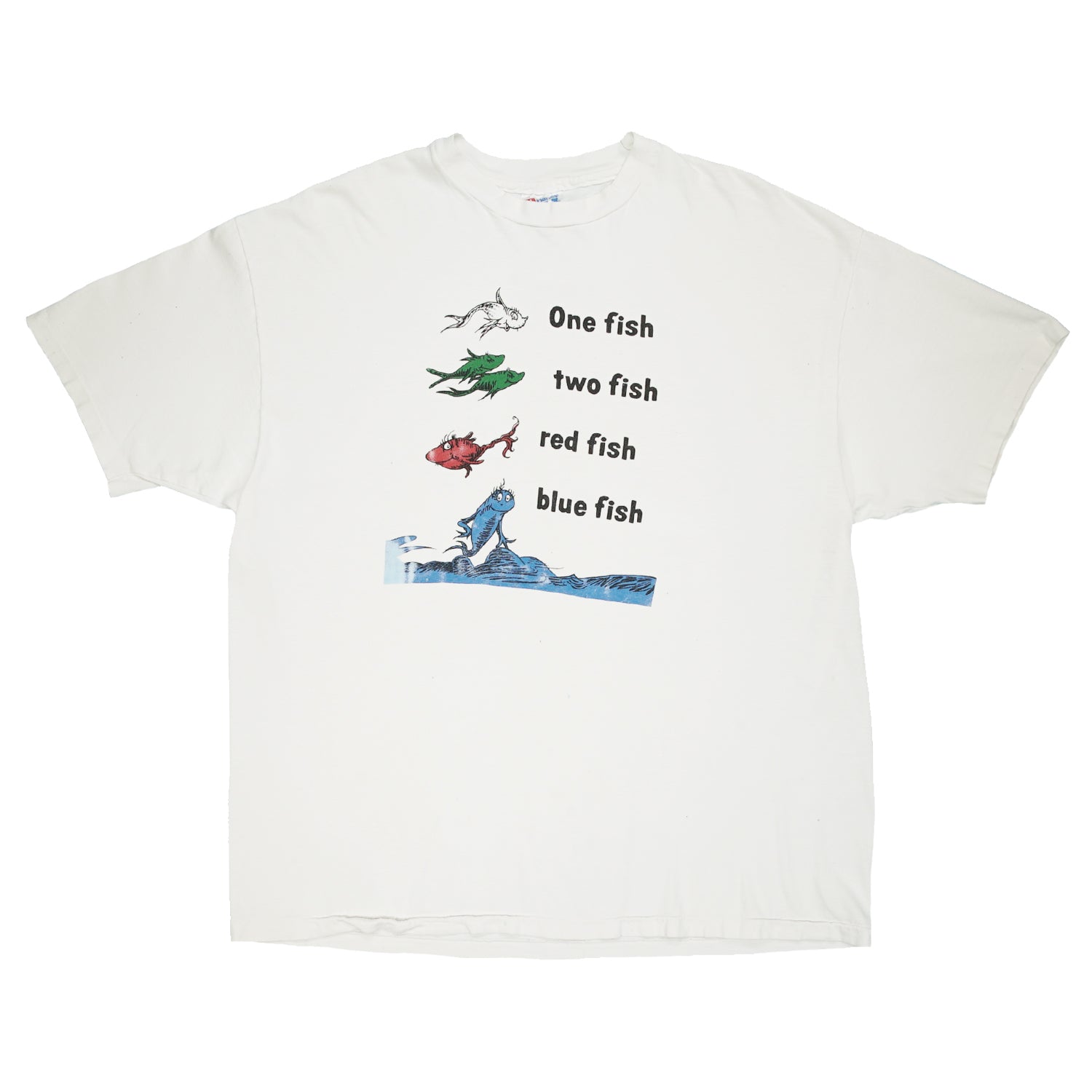 '90s Dr. Seuss One Fish Two Fish tee XL