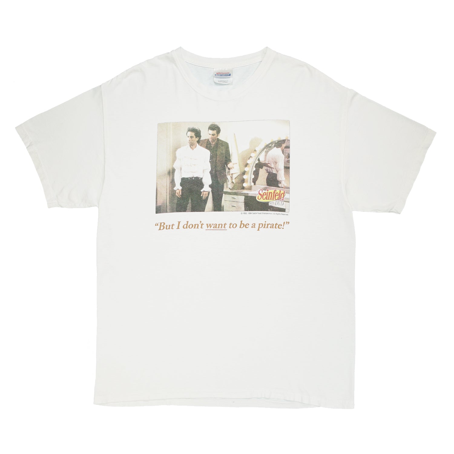 '90s Seinfeld "But I don't want to be a pirate!" tee L
