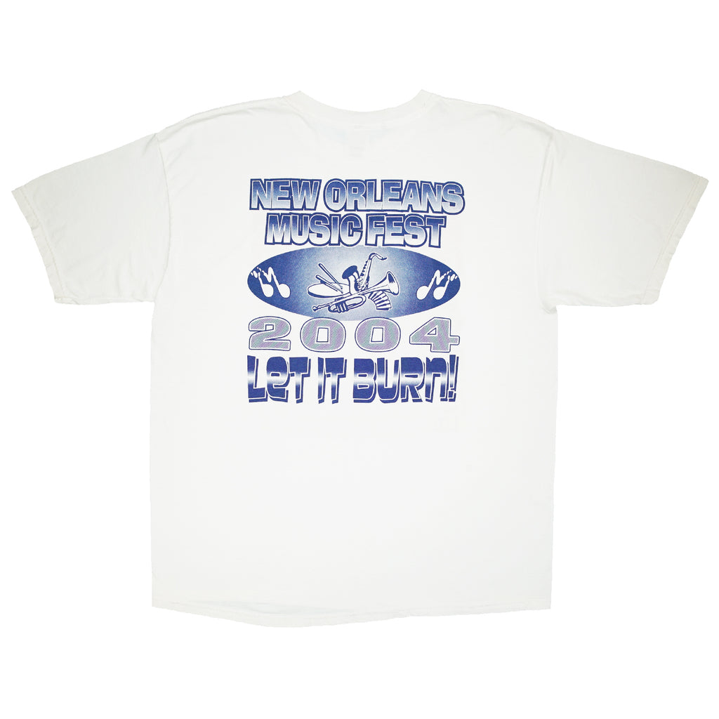 2004 New Orleans Music Festival "Let it Burn!" tee XL
