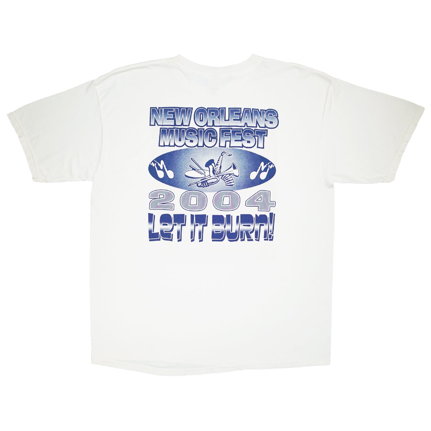 2004 New Orleans Music Festival "Let it Burn!" tee XL