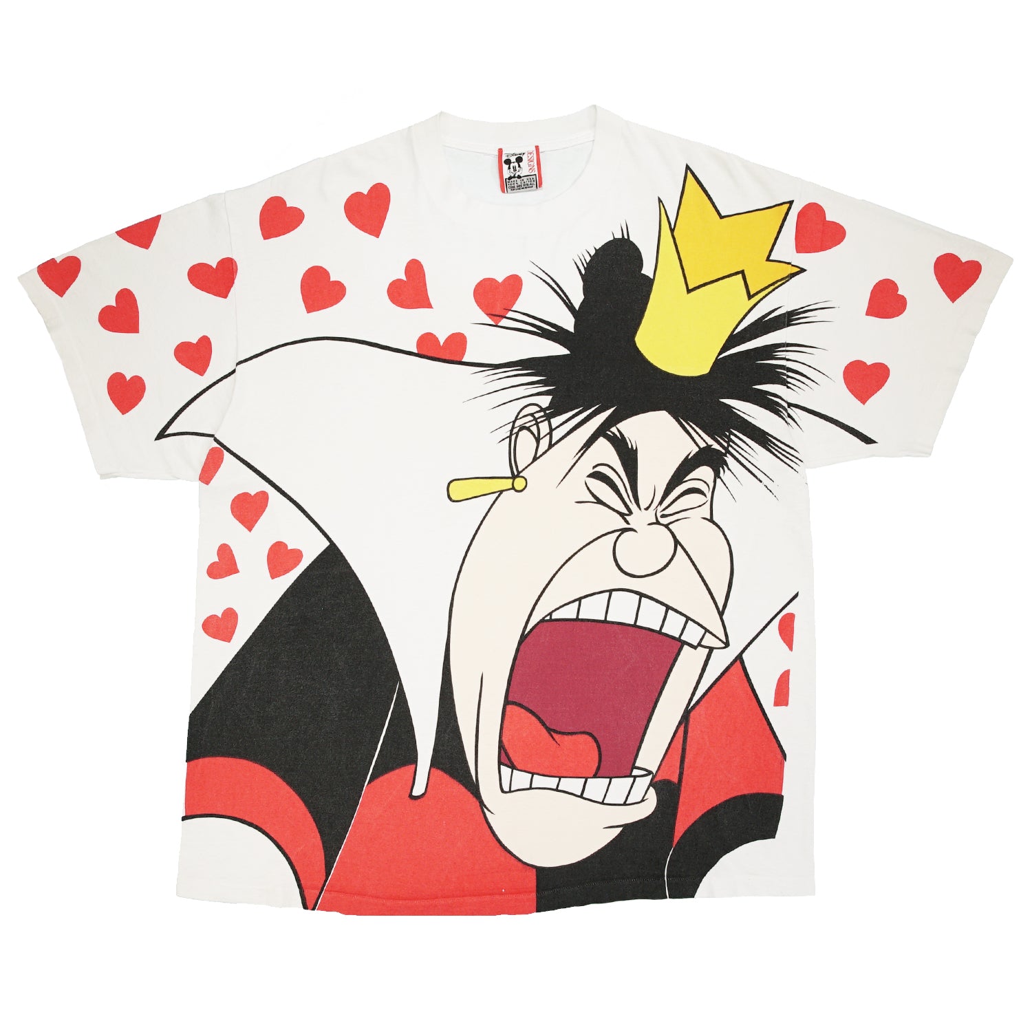 '90s Alice in Wonderland Queen of Hearts tee XL