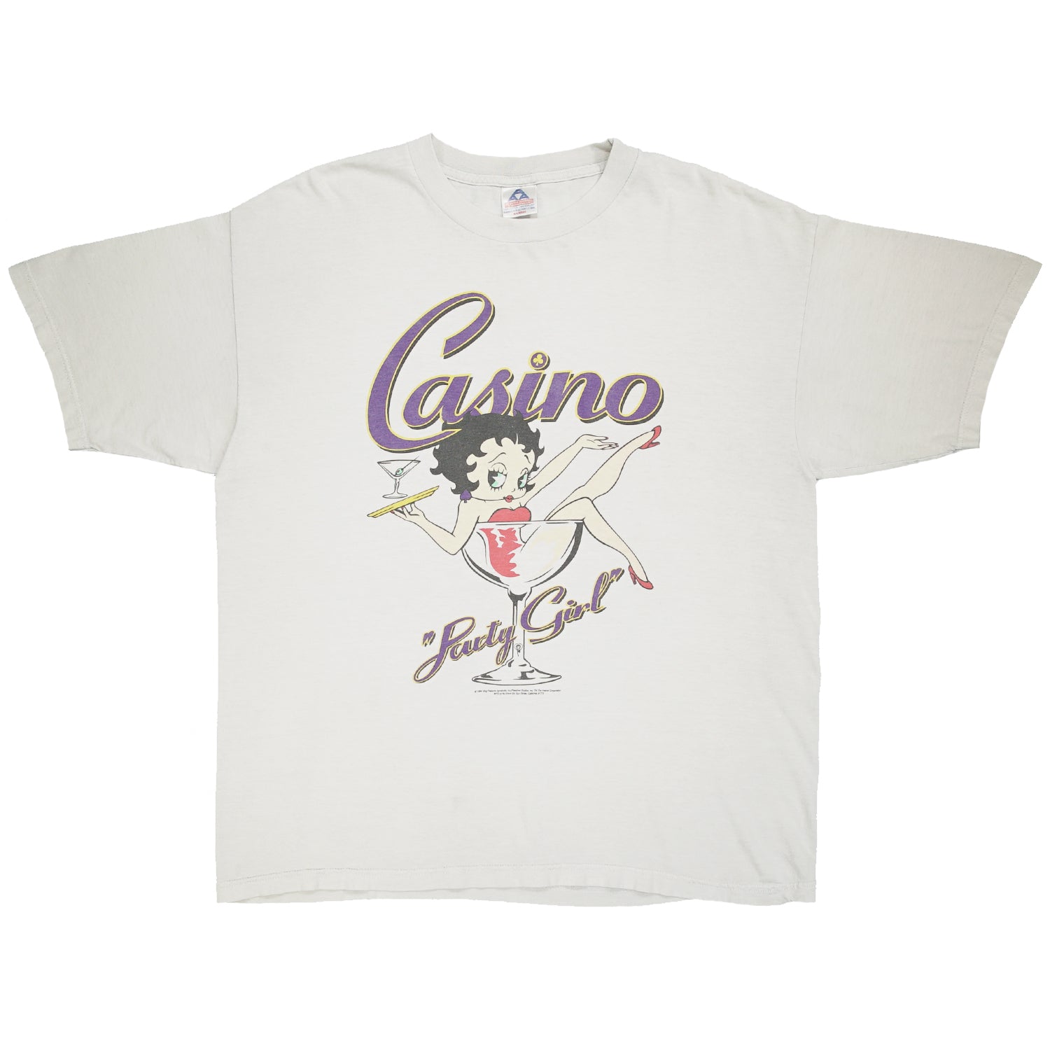 1994 Betty Boop Casino "Party Girl" tee XL