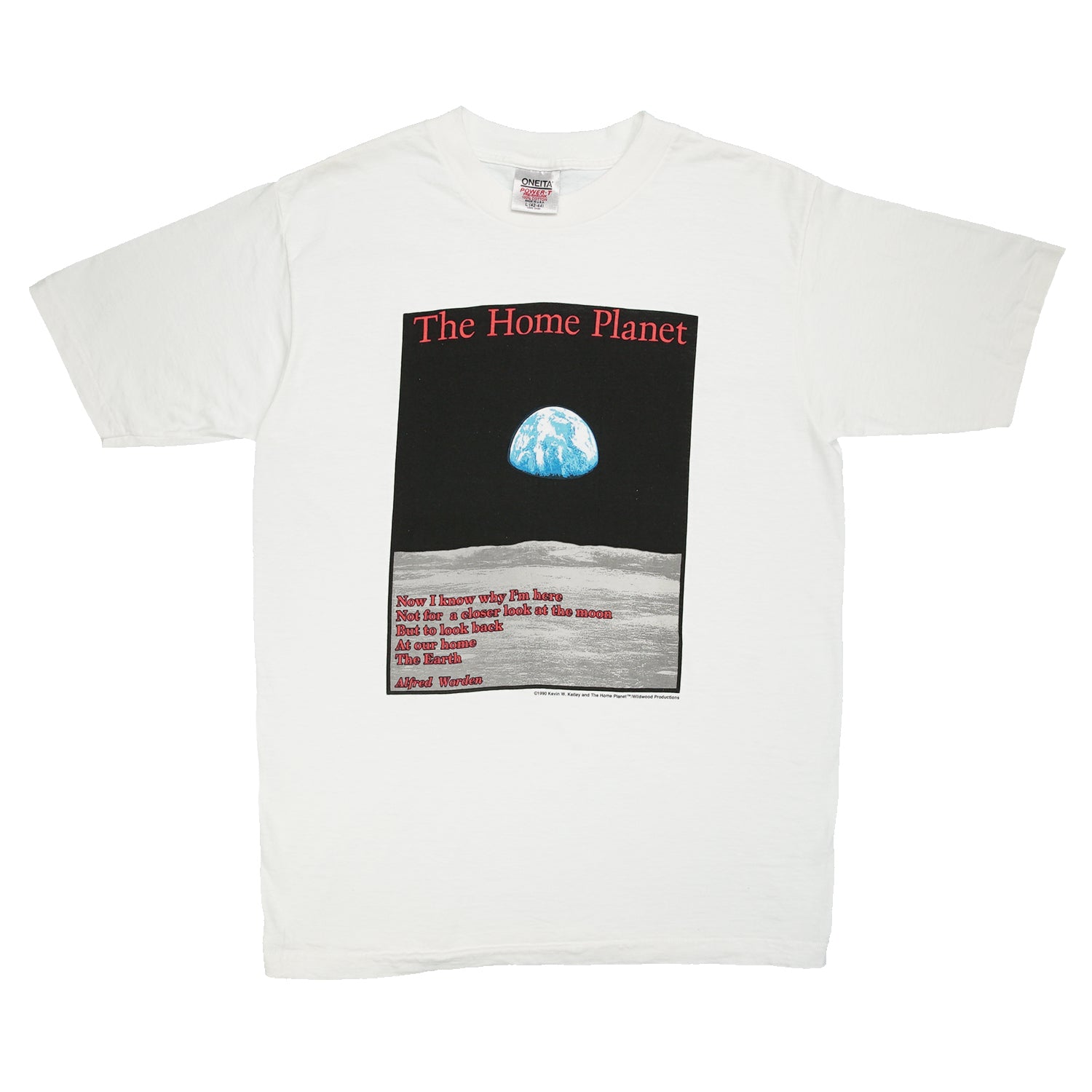 1990 The Home Planet space tee L