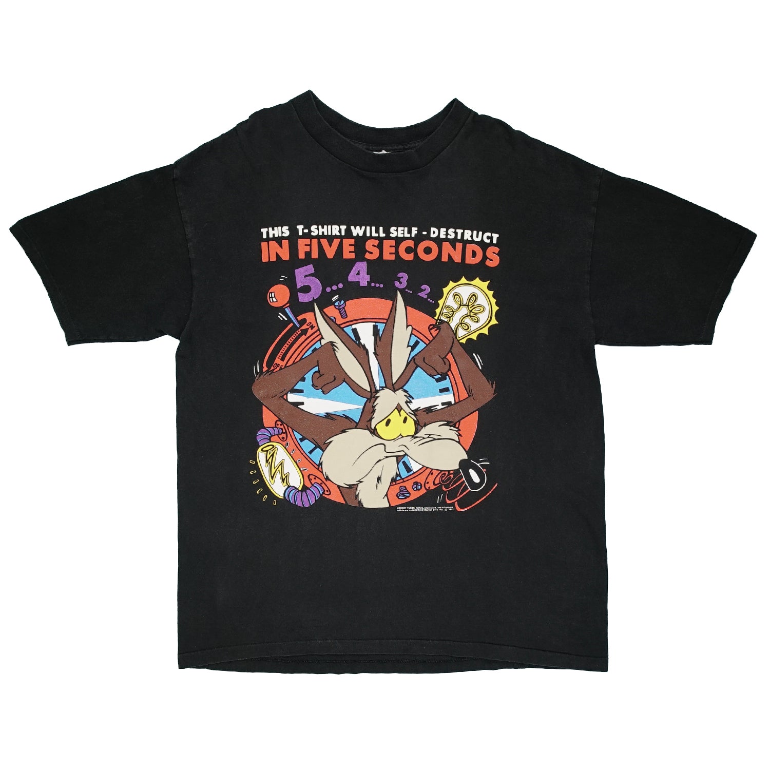 1992 Wile-E-Coyote self-destructing tee XL