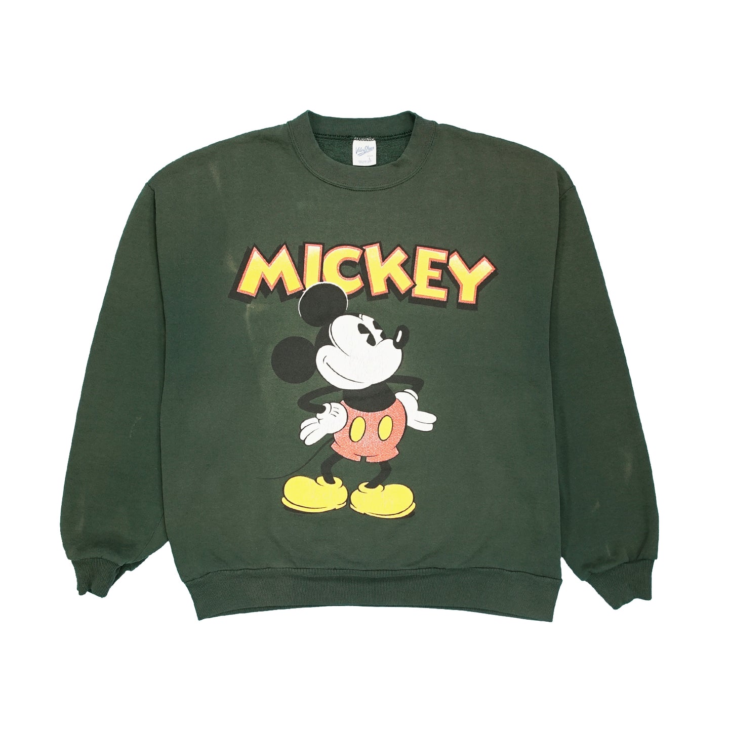 Vintage Mickey Mouse faded crewneck L
