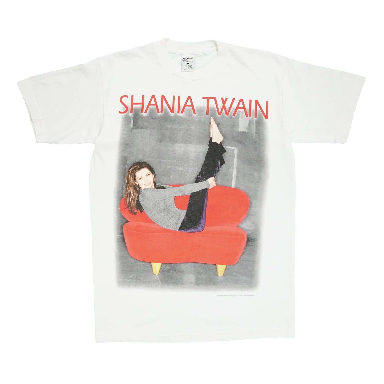 1998 Shania Twain world tour tee M