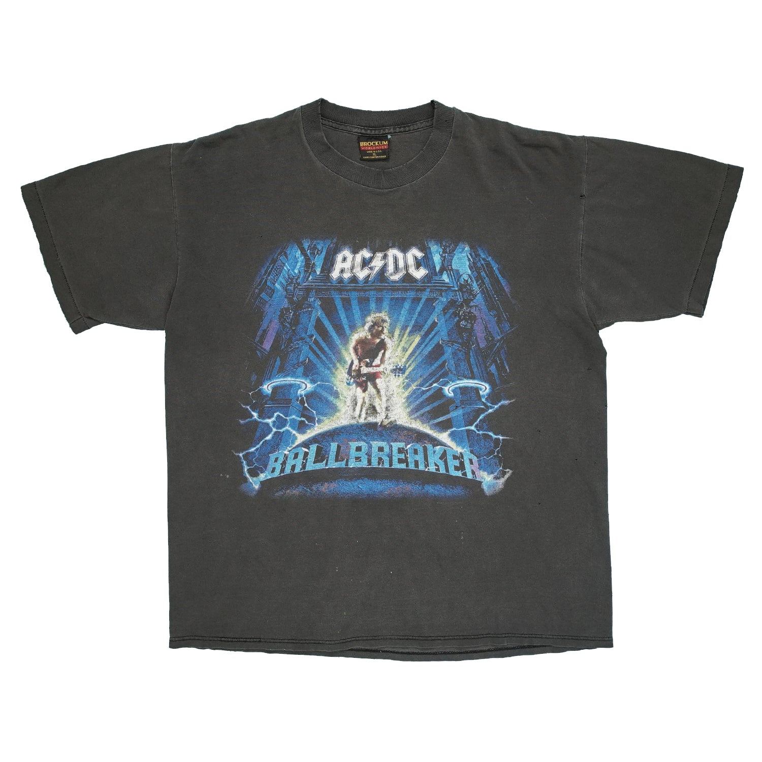 1996 AC/DC Ballbreaker World Tour faded tee L/XL