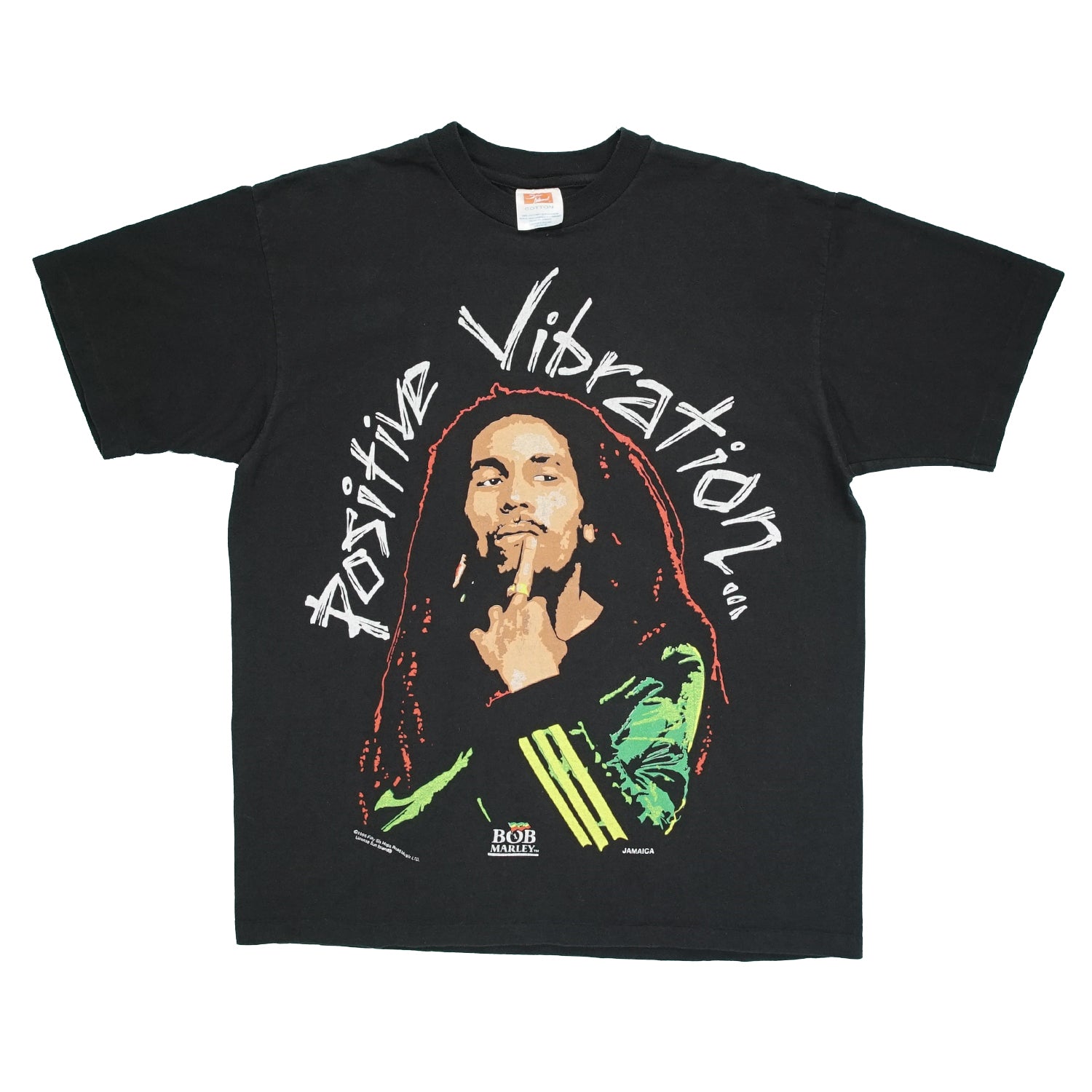 1996 Bob Marley Positive Vibration tee L