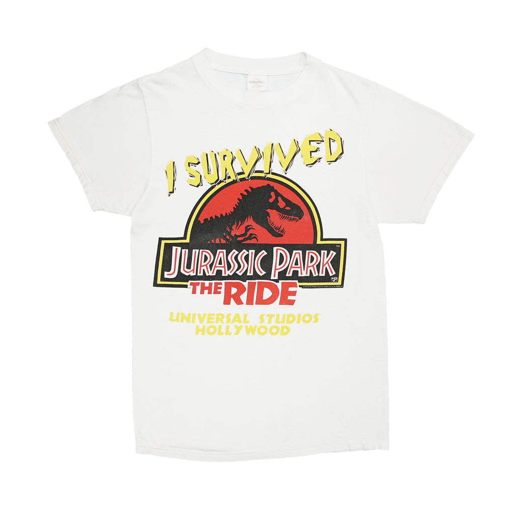 1996 I Survived Jurrasic Park The Ride tee S/M