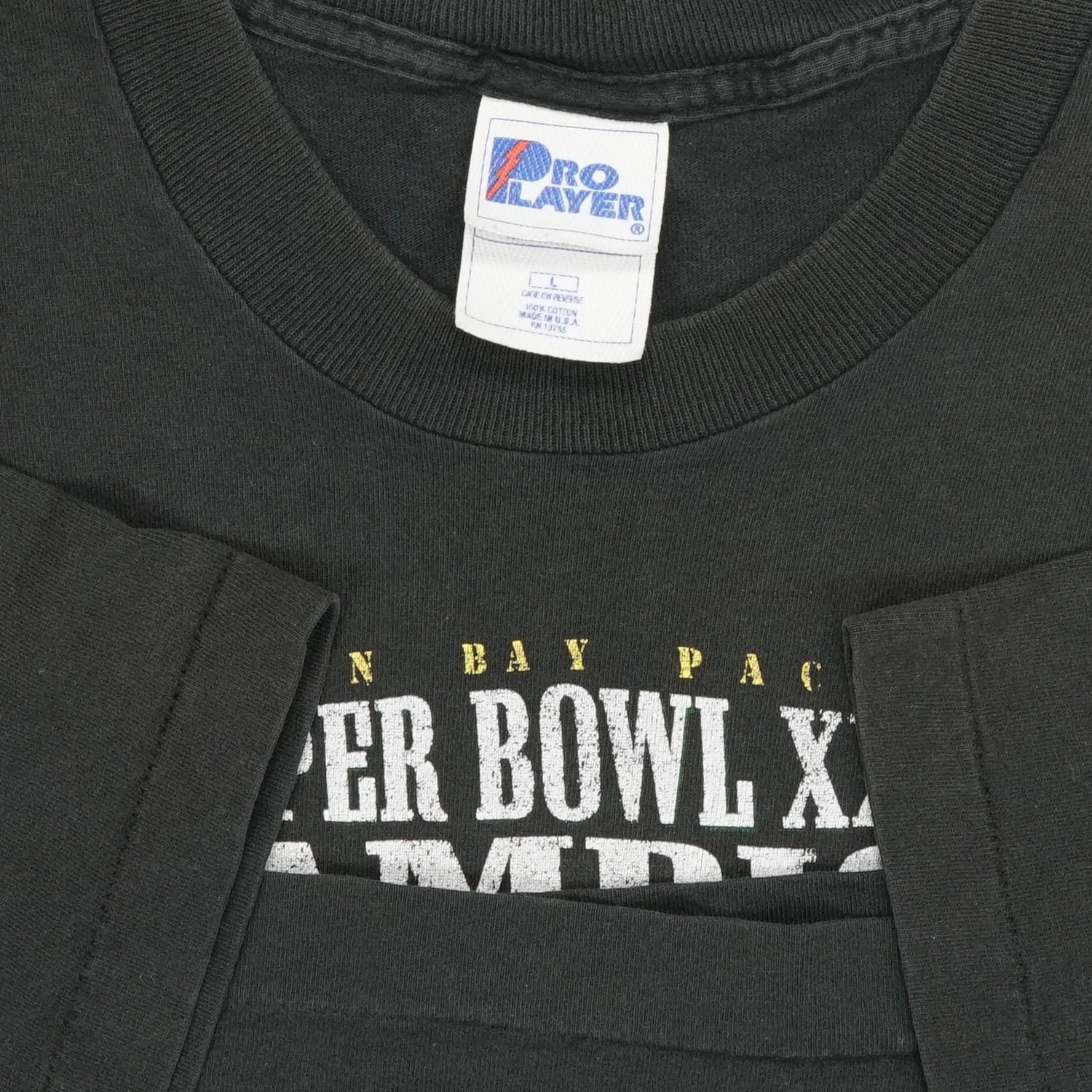 '90s Green Bay Packers Superbowl big ring tee L