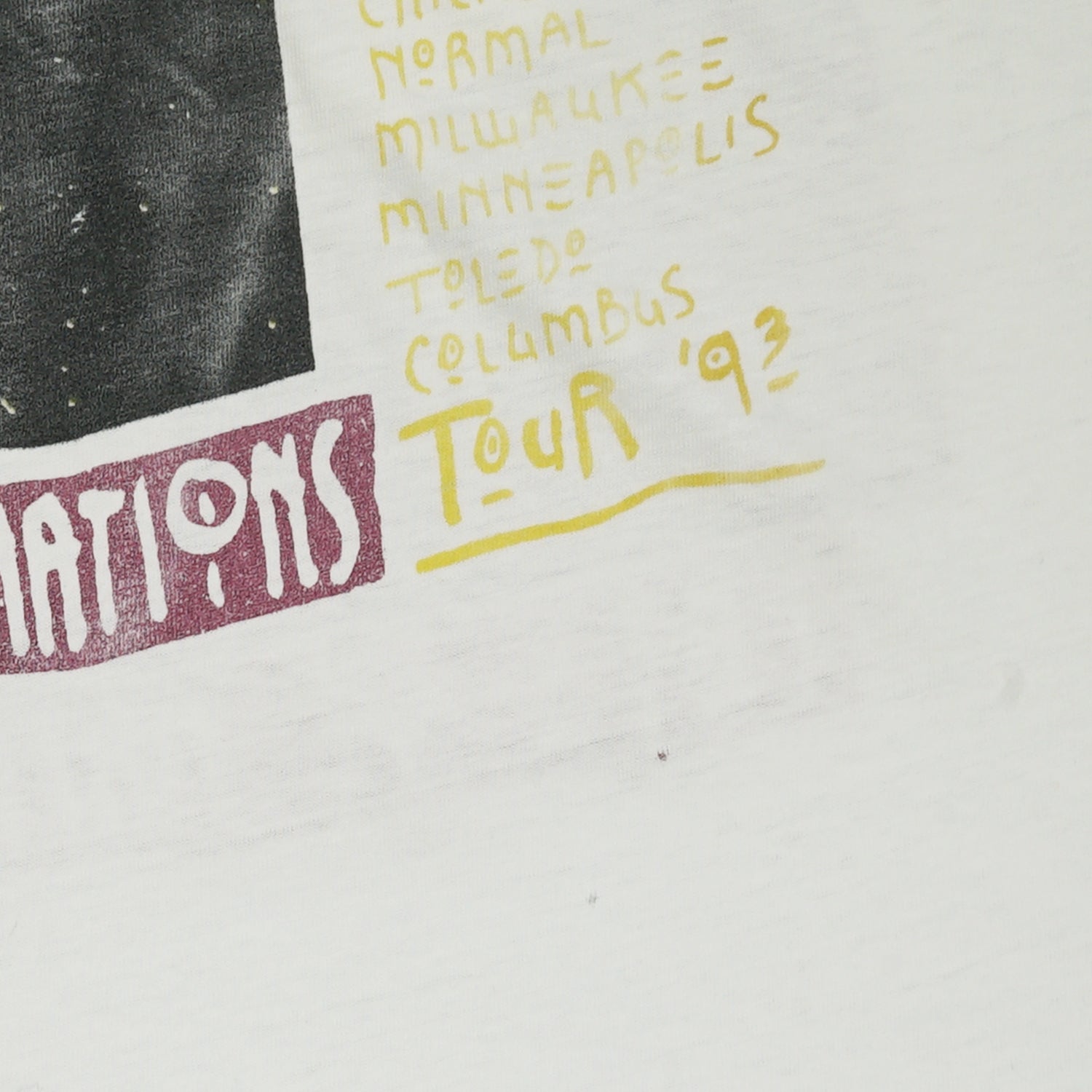 1993 Robert Plant Fate of Nations tour tee L