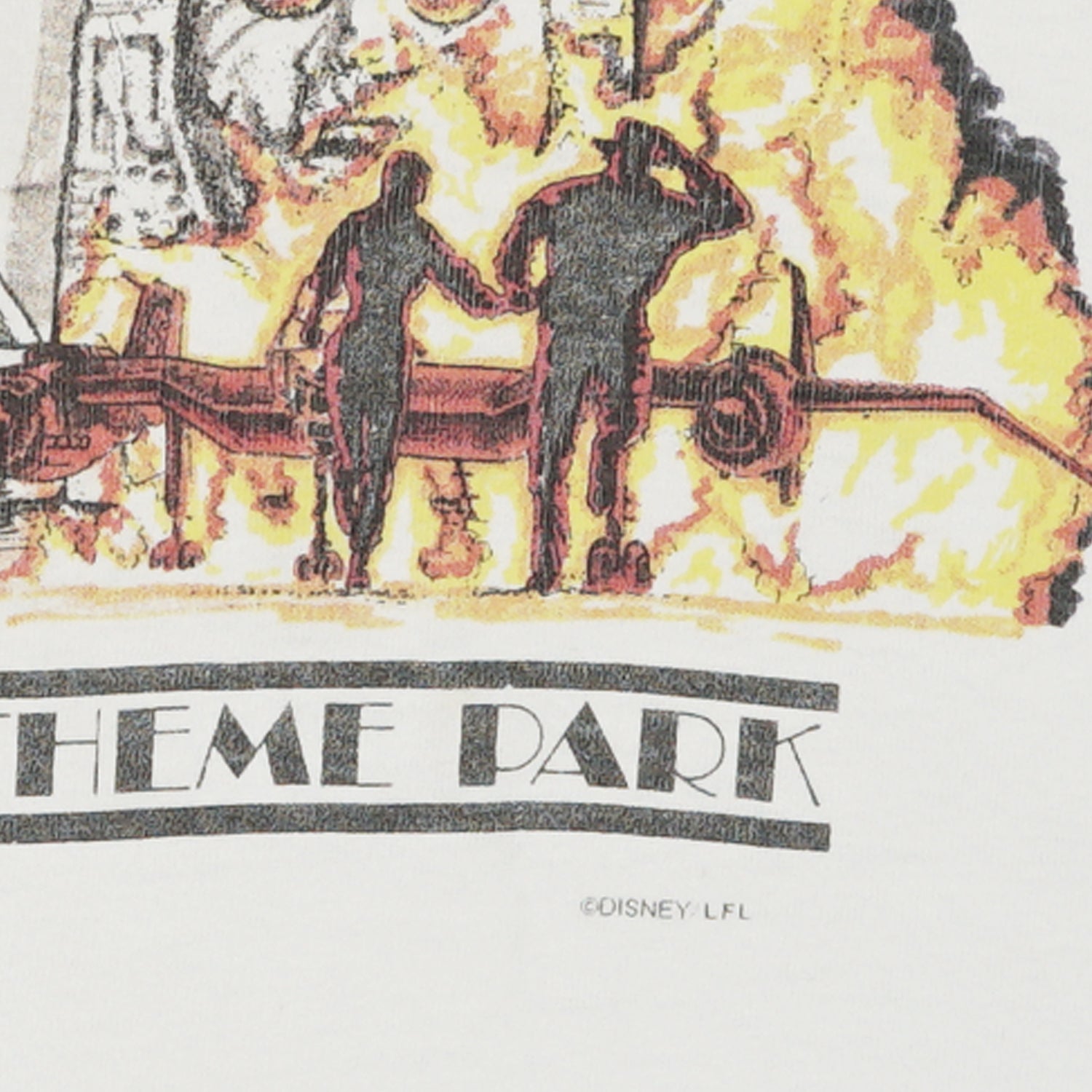 '90s Indiana Jones Epic Stunt Spectacular theme park tee XL